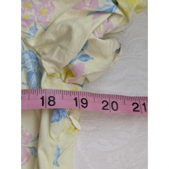 LoveShackFancy x Target Ines Yellow Floral Romantic Cottagecore Midi Dress 8 - Picture 12 of 14